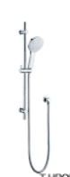 Round Multi Function Shower On Bracket – Matte Black