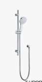 Round Multi Function Shower On Rail – Matte Black