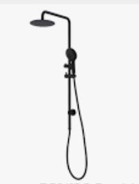 200mm x 200mm Square Raincloud Shower Head – Matte Black