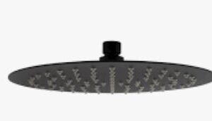 250mm x 250mm Square Raincloud Shower Head – Matte Black