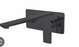 Titan Wall Mixer Combo With Spout – Matte Black