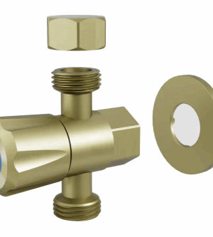 DN15 15x15x15mm 1/4 Turn C/D Three Way Stop Tap