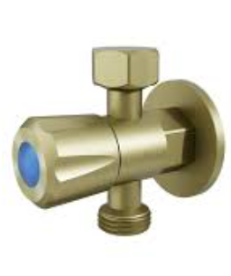 DN15 15x15x15mm 1/4 Turn C/D Three Way Stop Tap With Cover Plate