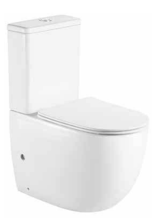 Cela Rimless Back to Wall Toilet Suite