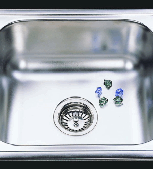 Single Bowl Abovemount Sink  490mm